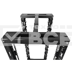 Стойка телеком. универсальная 33U двухрамная, цвет черный (СТК-33.2-9005) (1 коробка), фото3