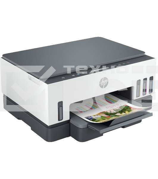 МФУ струйный HP Smart Tank 720 (6UU46A), A4, цветной, печ. до 15 стр/мин. (ч/б) до 9 стр/мин. (цвет), 1200x1200dpi (ч/б) 1200 x 4800 dpi (цвет), USB, Wi-Fi, BlueTooth, Air Print, Mopria