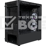 Компьютерный корпус Cooler Master MasterCase TD300 Mesh, USB3.0x2, 2x120ARGBFans, Black, mATX, w/o PSU, фото4