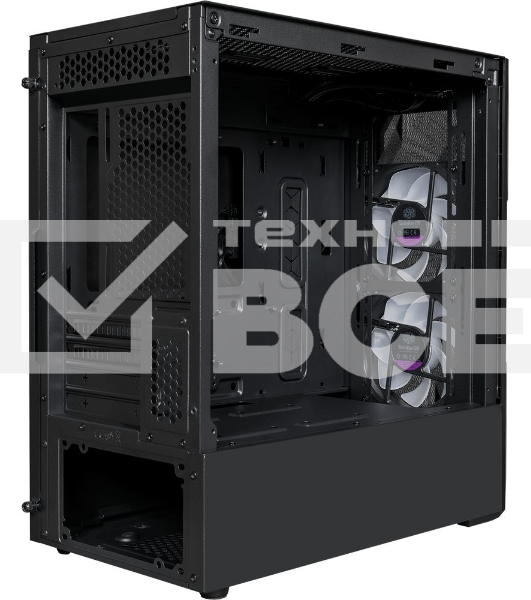 Компьютерный корпус Cooler Master MasterCase TD300 Mesh, USB3.0x2, 2x120ARGBFans, Black, mATX, w/o PSU
