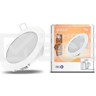 Светильник светодиодный ДВО-7Вт Smart Home DIM Gauss