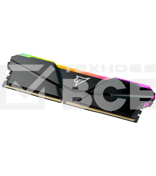 Оперативная память NETAC Shadow, DDR4, 16GB (2x8GB), 3200MHz, CL16, с радиаторами, RGB, серый
