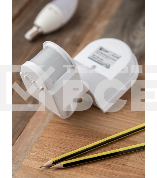 ИК датчик движения EKF dd-ms-16C  наст. 1200Вт 180гр. до 12м IP44 MS-16C EKF PROxima