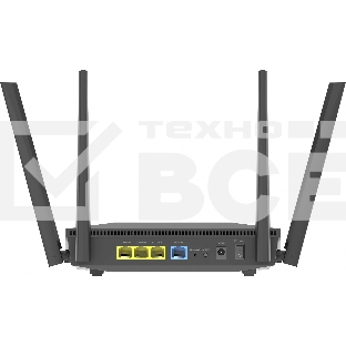Роутер беспроводной Asus RT-AX52 AX1800 10/100/1000BASE-TX черный