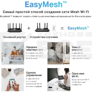 Повторитель беспроводного сигнала TP-Link Archer Air E5 AX3000 Wi-Fi белый