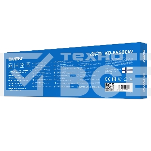 Клавиатура SVEN KB-E5500W беспроводная USB черный
