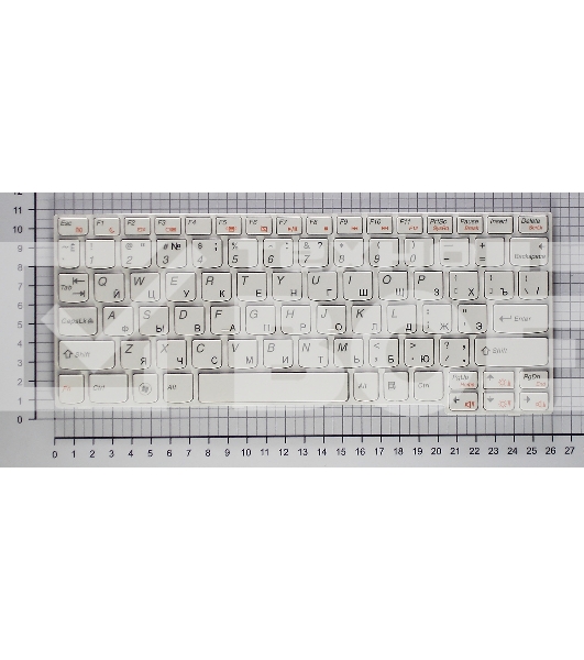 Клавиатура для ноутбука Lenovo IdeaPad S10-3 S10-3s S100 S110 белая