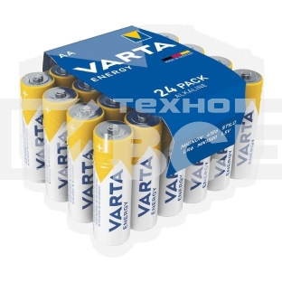 Батарея Varta Energy LR6 AA (24шт) блистер