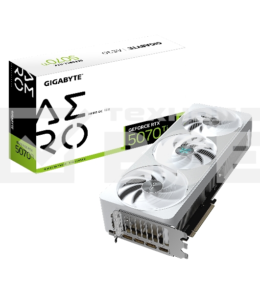 Видеокарта Gigabyte GV-N507TAERO OC-16GD 1.0 NV RTX 5070TI 16Gb 256bit GDDR7 2805/28000/HDMIx1/