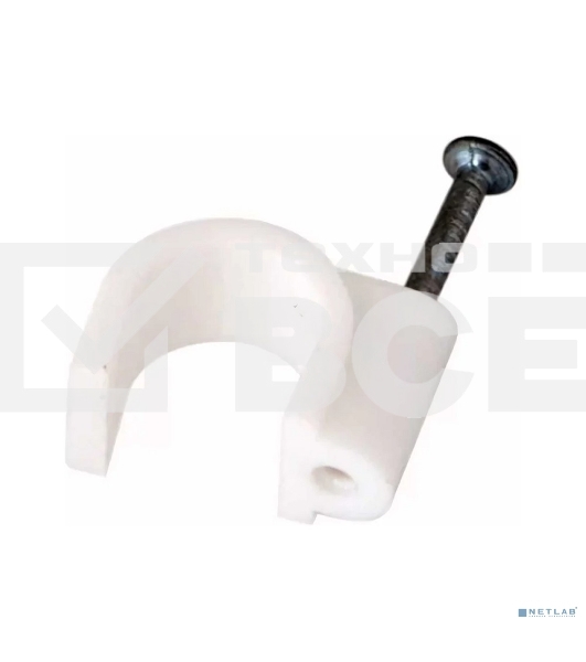 Клеммы,сжим REXANT (07-4006) Крепеж кабеля 'круглый' 6 мм. (упак. 50 шт.)