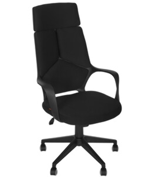 Кресло Chairman 525 черный, ткань, 120 кг