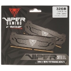 Оперативная память Patriot Viper Steel, DDR4, 32GB (1x32 GB), 3200 MHz, CL16, DIMM, радиатор, черный, фото11