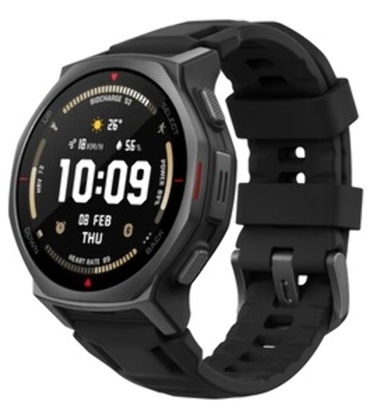 Умные часы Amazfit T-Rex 3 A2323, 1.5' AMOLED, Wi-Fi, Bluetooth, 10ATM, темно-серый / красный