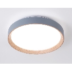 Потолочный светодиодный светильник Ambrella light FZ1320 GR/LWD серый/светлое дерево IP20 41W 3000-6400K D390*70 (ПДУ ИК), фото6