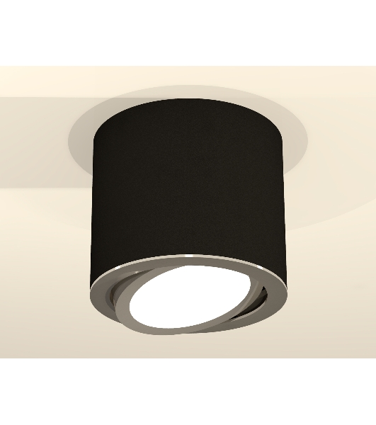 Светильник Ambrella Light XS7402002 SBK/PSL черный песок/серебро полированное MR16 GU5.3 (C7402, N7003)