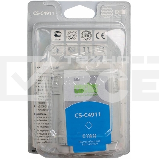 Картридж струйный Cactus CS-C4911 №82 голубой (72 ml) для HP Design Jet 500/800C