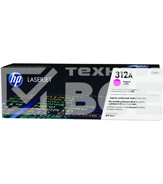 Тонер Картридж HP 312A CF383A пурпурный для HP CLJ Pro M476 (2400стр.)