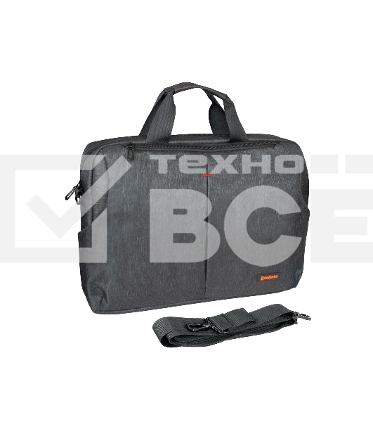 Сумка ExeGate BusinessPro EСС-012 Black, water resistant, черная, водоотталкивающий полиэстер, 15.6
