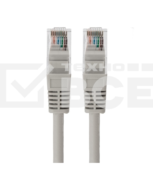 Rexant Пaтч-корд U/UTP, категория 5e, RJ45-RJ45, неэкранированный, LSZH серый, 0,5м