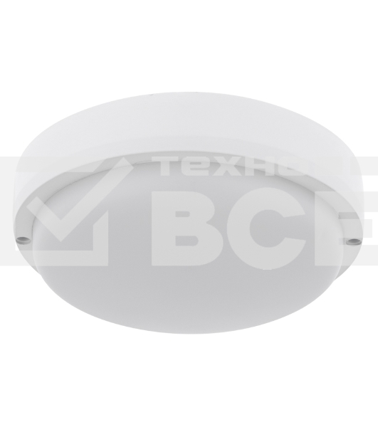 Светильник светодиодный пылевлагозащищенный Rexant ЖКХ-01 круг 12 Вт 1000 Лм IP65 6500 K 155 мм с датчиком движения дежурный свет