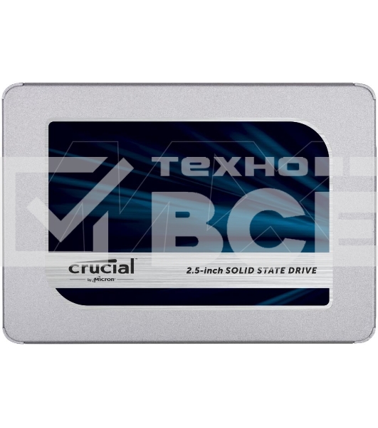 Накопитель SSD Crucial MX500, 500Gb, 2.5