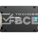 Твердотельный накопитель Micron SSD 7450 PRO, 960GB, U.3(2.5' 15mm), NVMe, PCIe 4.0 x4, 3D TLC, R/W 6800/1400MB/s, IOPs 530 000/85 000, TBW 1700, DWPD 1 (12 мес.), фото 1