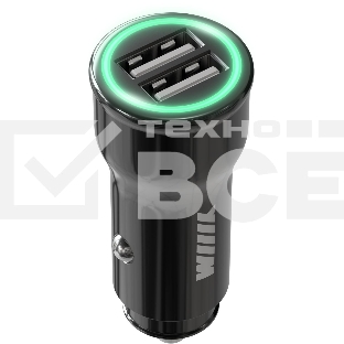 Автомобильное зар./устр. Wiiix UCC-5-2-01-ANT 2.4A (PD) 2xUSB черный