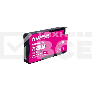 Струйный картридж NV Print 712 (NV-3ED68A) Magenta для HP DJ T210/T630 (29 мл) 