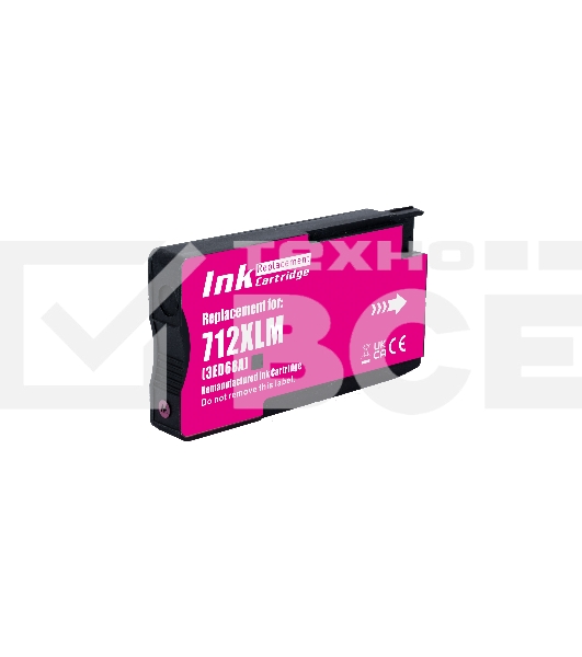 Струйный картридж NV Print 712 (NV-3ED68A) Magenta для HP DJ T210/T630 (29 мл) 