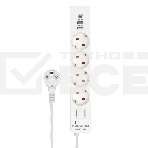 Сетевой фильтр Гарнизон EPS-OP-4-CU2-W-2 2.0 Мультипорт 4р, 10А, 1xType-C PD, 2 х USB QC, 4м, ур.защиты 4+, белый, пак(21449), фото6