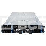 Серверная платформа/ ASUS ESC4000A-E12-SKU1, 2U GPU, 1 x SP5 LGA6096 EPYC 9004 (400W), 12DIMM DDR5, 2 x 2.5