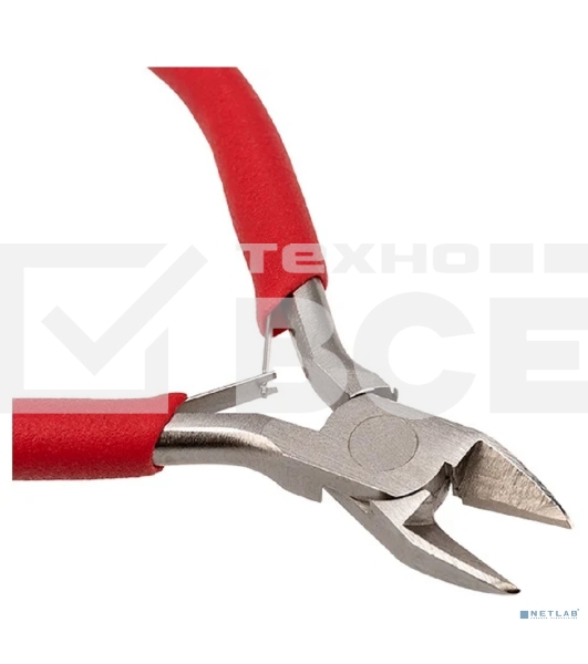 Кусачки для точных работ Rexant 115 мм никелированные, авторазжим, обливные рукоятки