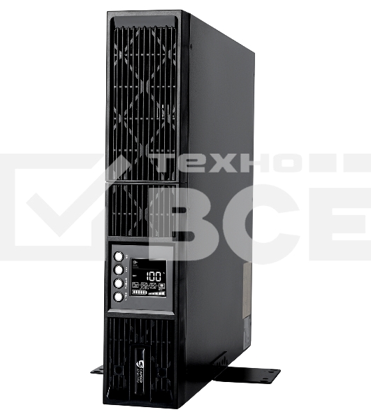 Источник бесперебойного питания/ UPS Сайбер Электро ЭКСПЕРТ-II-3000Р Онлайн, Стойка/Напольный 3000ВА/3000Вт. USB/RS-232/SNMP Slot/EPO/RJ-11/RJ-45 (8 IEC С13);(2) C19 (12В /9Ач. х 6) 2U