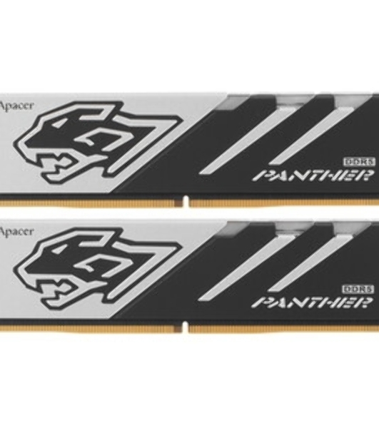 Оперативная память Apacer Panther, DDR5, 32GB (2x16GB), 6000 MHz, CL40, с радиатором