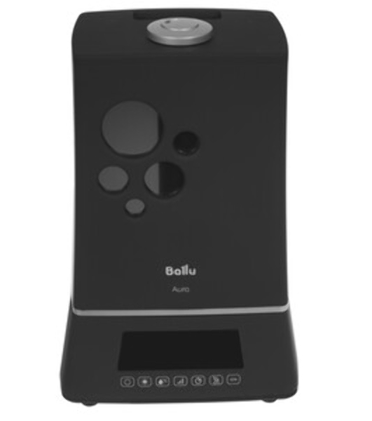 Увлажнитель воздуха Ballu UHB-1500 черный, 40 м², 7.5 л, ионизация, гигростат