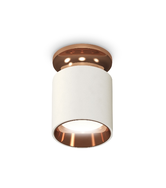 Светильник Ambrella Light XS6301201 SWH/PPG белый песок/золото розовое полированное MR16 GU5.3 (N6906, C6301, N6114)