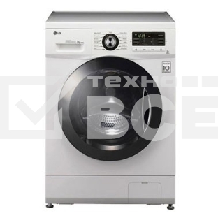 Стиральная машина LG F1096TD3 белая, загрузка фронтальная 8кг, 1000 об/мин., класс: A