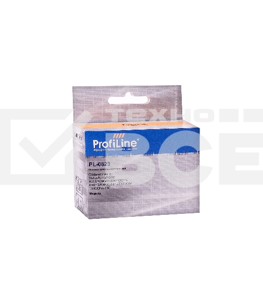 Картридж струйный PL-0823 для принтеров Epson StylusR270/R290/R295/R390/RX590/RX610/RX615/RX690/1410TX700W/TX800FW/T50 Magenta водн ProfiLine