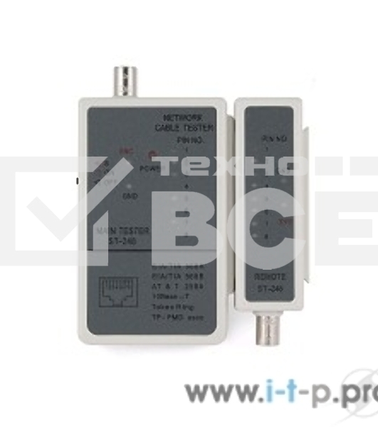 Монтажный инcтрумент Тестер LAN Gembird NCT-1, для RJ-45, RG-58