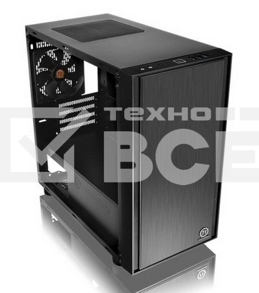 Компьютерный корпус Thermaltake Versa H17 черный без БП mATX 1xUSB2.0 1xUSB3.0 audio bott PSU
