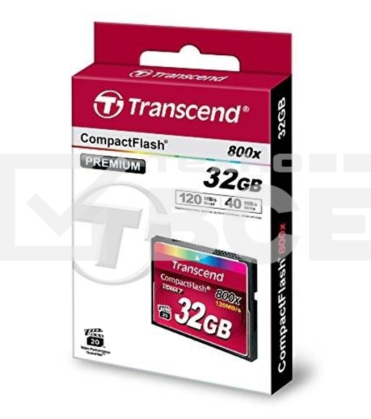 Флеш карта CF 32Gb Transcend, 800X