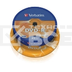 Диск DVD-R Verbatim 4.7Gb 16x Cake Box (25шт) (43522), фото 1