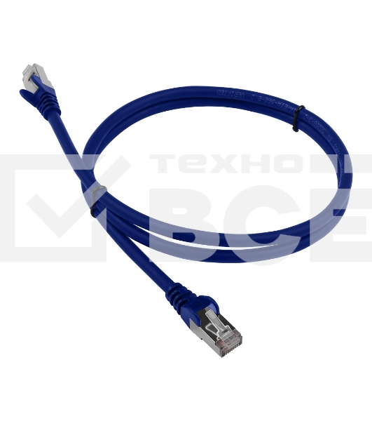 Патч-корд LANMASTER LSZH FTP кат.6, 0.5 м, синий