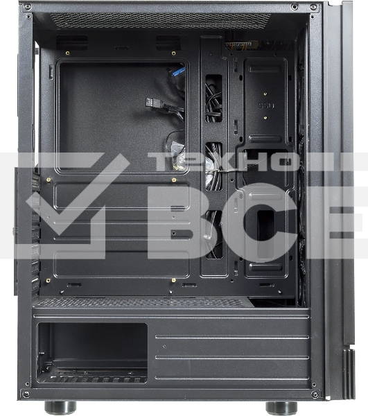 Компьютерный корпус AeroCool / Formula F-33RGB черный без БП ATX 3x120mm 2xUSB2.0 1xUSB3.0 audio bott PSU