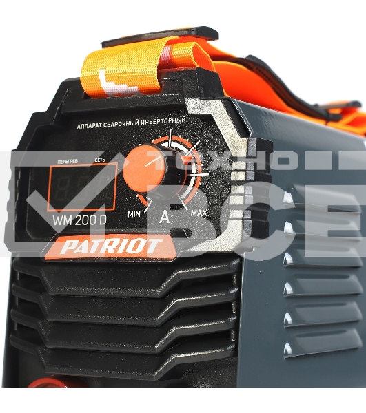 Сварочный аппарат Patriot WM200D инвертор ММА 9.1кВт