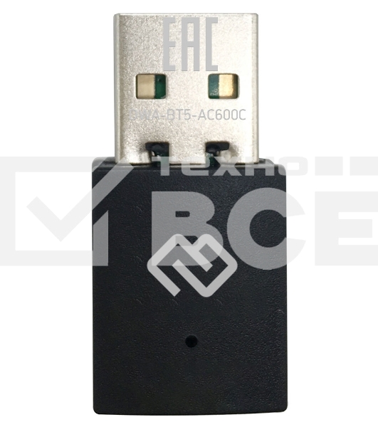 Сетевой адаптер WiFi + Bluetooth Digma DWA-BT5-AC600C AC600 USB 2.0 (ант.внутр.) 1ант. (упак.:1шт)