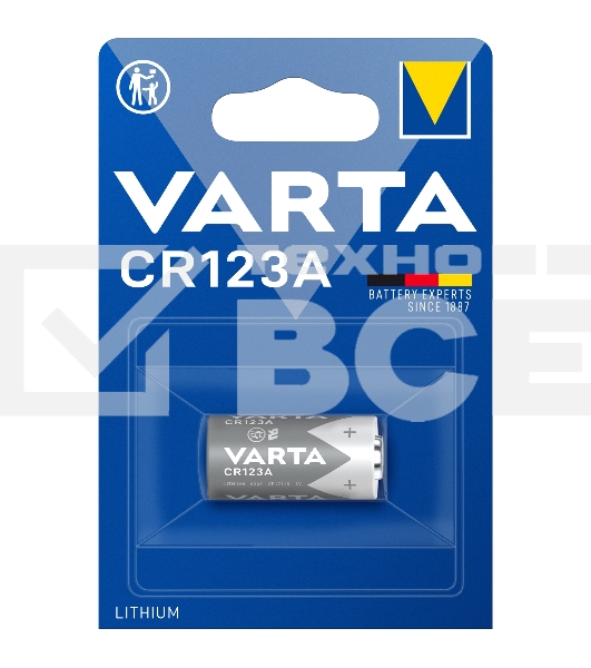 Элемент питания VARTA PROFESSIONAL CR123A