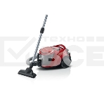 Пылесос Bosch BGS412234A красный, 2200 Вт, уборка сухая, пылесборник контейнер, 2.4 л, фото 1