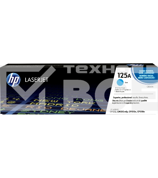 Картридж лазерный HP CB541A голубой LJ P1215/1515 (1400стр.)