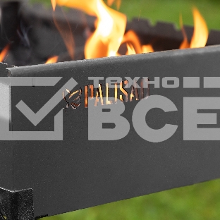 Мангал сварной, 605х375х138/640 мм, сталь 2 мм, Camping// Palisad
